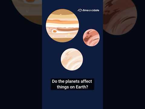 Do the Planets Affect Things on Earth?