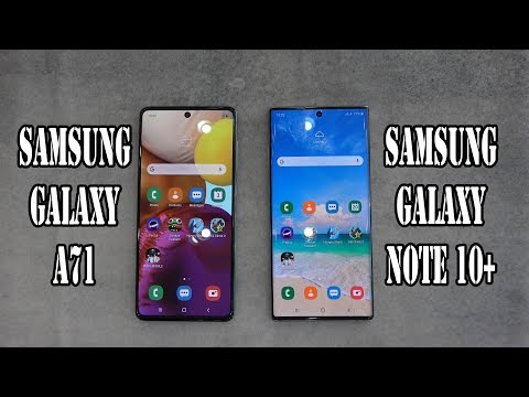 Samsung Galaxy A71 vs Samsung Galaxy Note 10 Plus | SpeedTest and Camera comparision