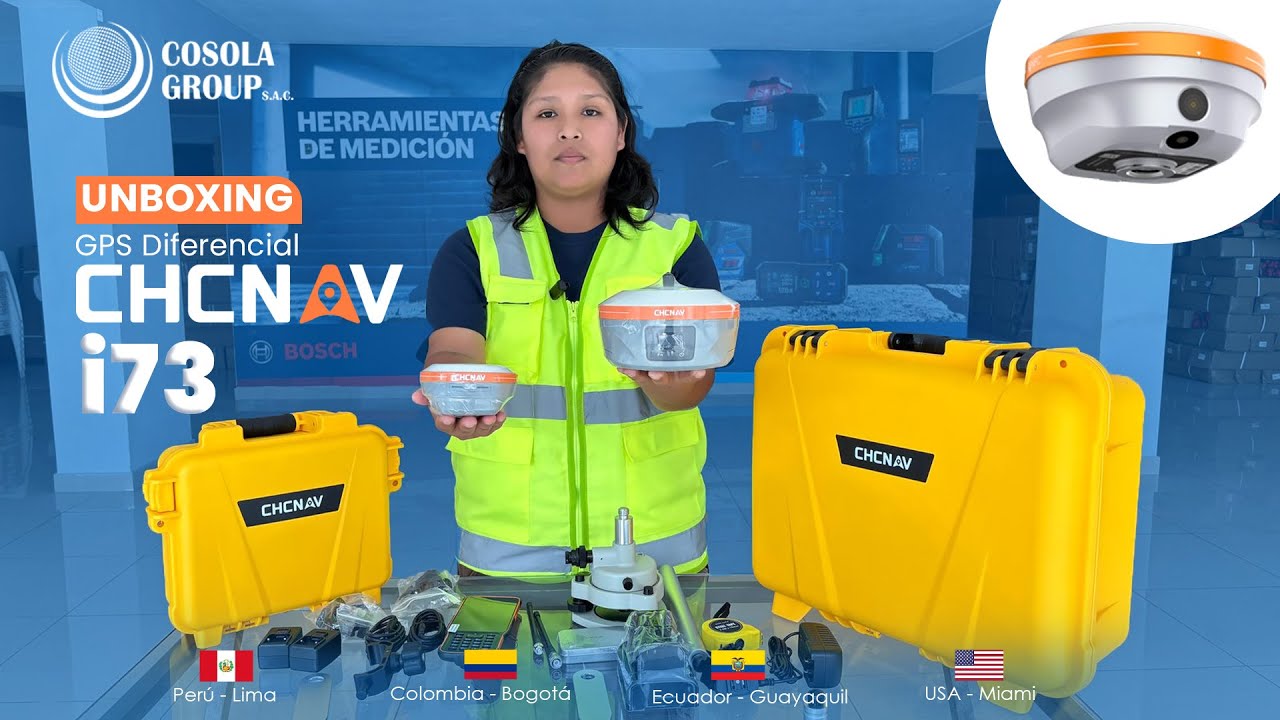 Unboxing del GPS Diferencial Chcnav i76 - COSOLA