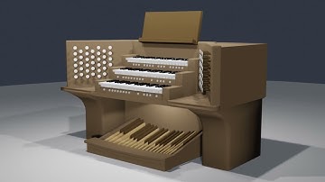 How a Tracker Action Pipe Organ Works |Animation|