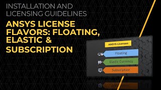 Types of Ansys Licensing (Floating, Elastic & Subscription) — Lesson 2