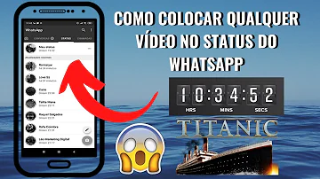 Como colocar um filme no status do WhatsApp?