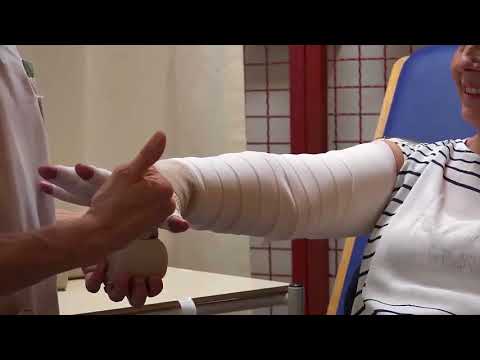 MS | Pose d&rsquo;un bandage multicouches compressif