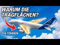 Warum werden 256 Tonnen Treibstoff in den Tragflächen des Airbus A380 mitgeführt?