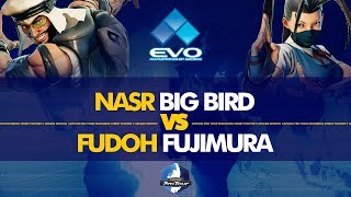 Nasr Big Bird Rashid Vs. Fudoh Fujimura Ibuki - Evo 2019 Losers Semifinal - Cpt 2019