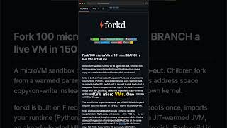 KVM MicroVM Fork() - Spawn 100 AI Agent VMs in 100ms with forkd  #github #opensource