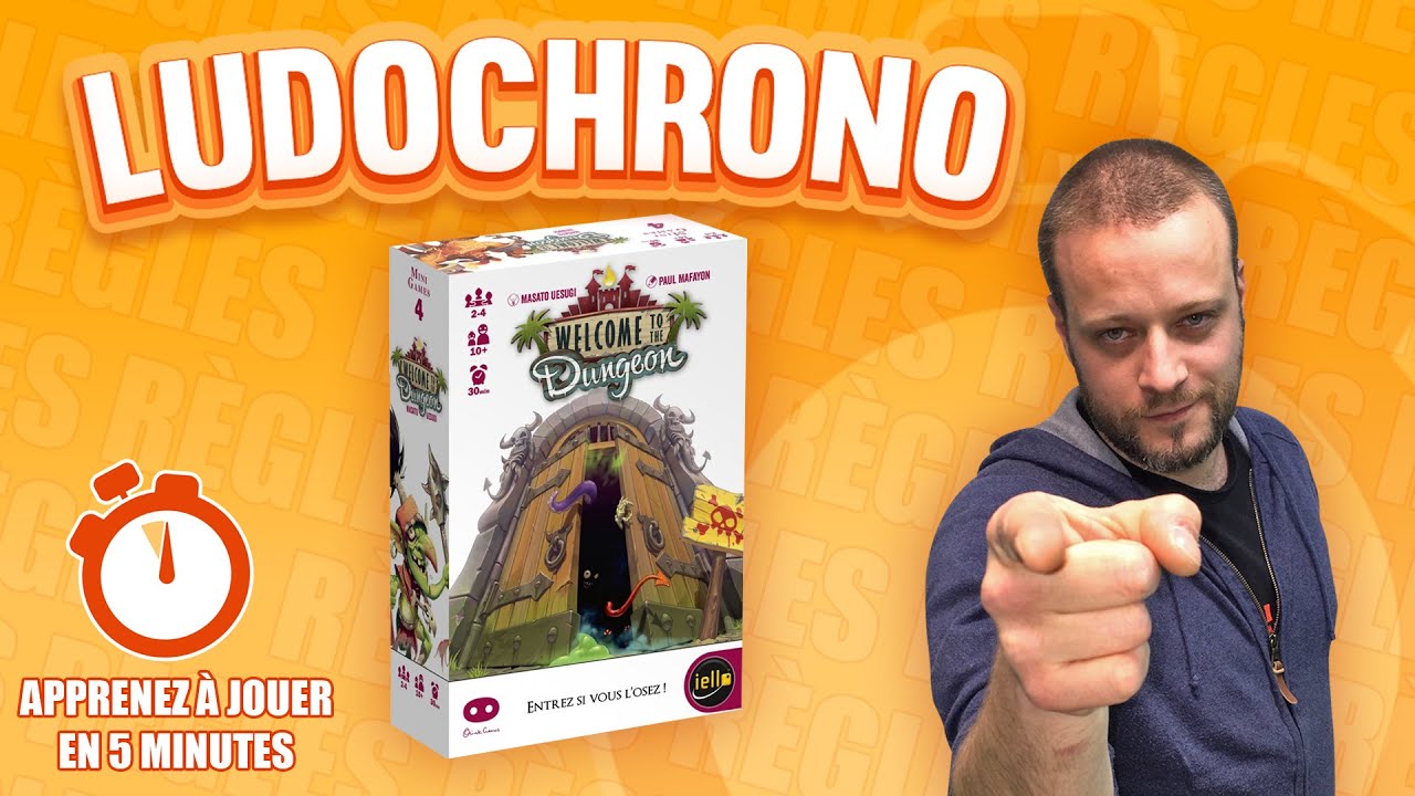 IELLO Welcome Back To The Dungeon – Minispiele Kartenspiel (Französische Version)