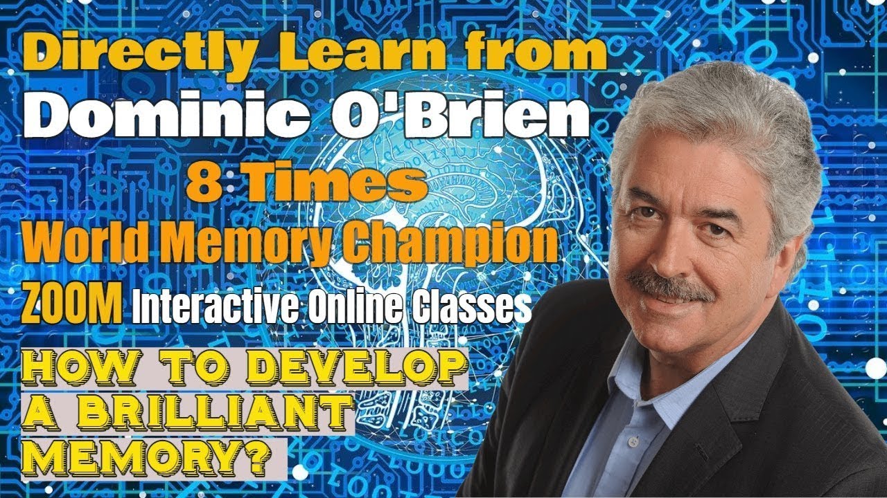 Dominic O'Brien, 8 Times World Memory Champion, Brilliant Memory ...