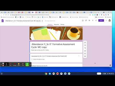 Save a Google Form as a PDF and Create a Mastery Connect Multiple Choice test.