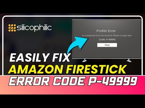 How to Fix Firestick Error Code P-49999 in Minutes! | Quick and Easy Fix!