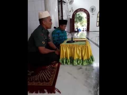 TNI hafizh quran. Masjid kembanag kuning surabaya.