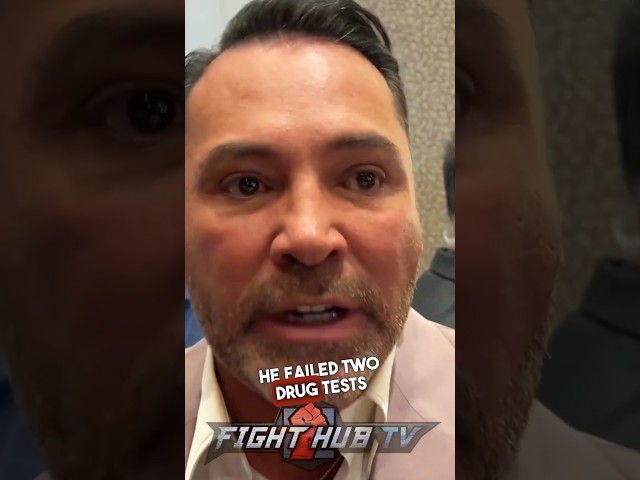 De La Hoya SLAMS Canelo after HEATED press conference! class=