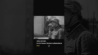 The 1st SS Panzer Division Leibstandarte SS Adolf Hitler story in World War II #ww2 #history #panzer