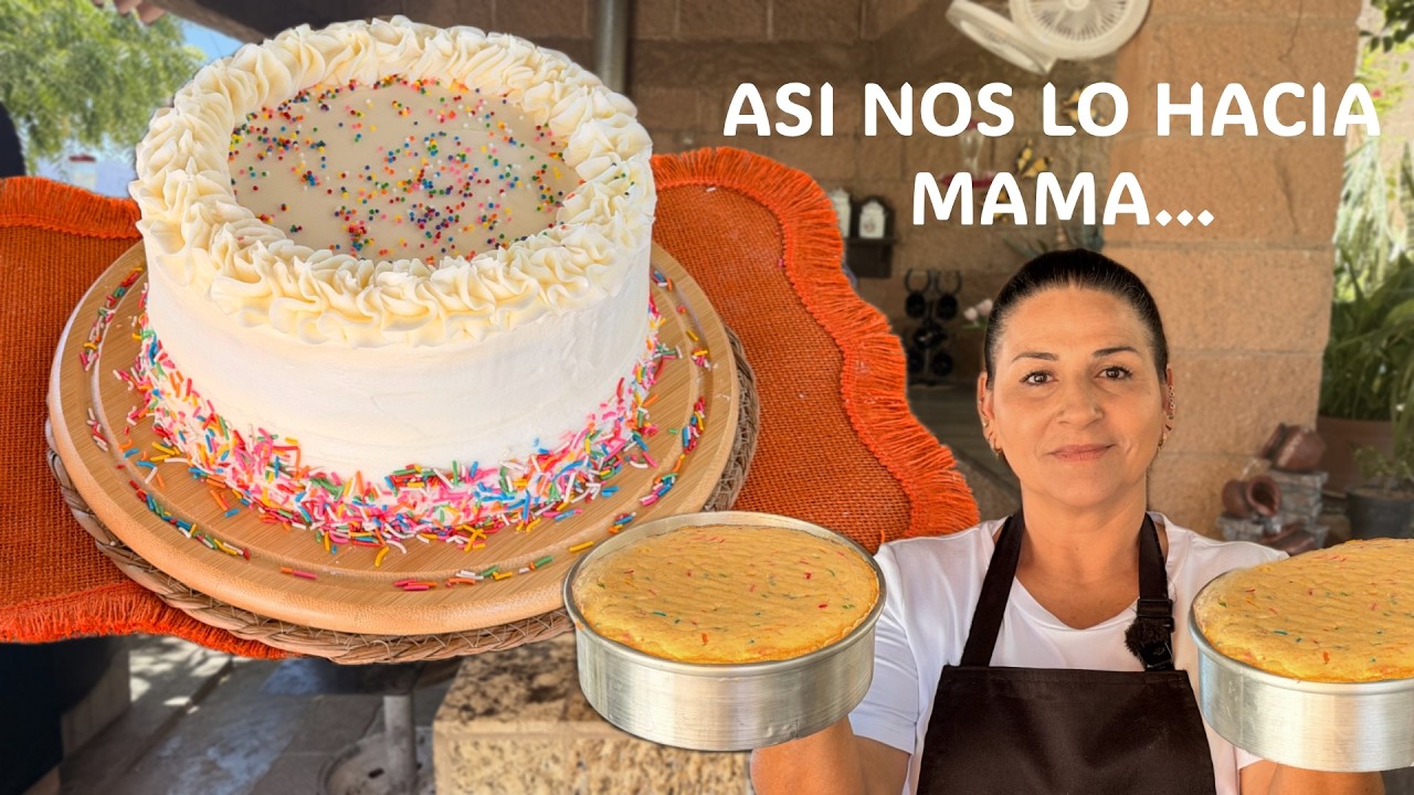 Pastel de Vainilla Casero 🎂 | Suave, Esponjoso y con Sabor a INFANCIA 🧸 🎉 La Herencia de las Viudas