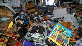 Abandoned Home of a Toy Store Owner  60 years of unopened toys left behind!