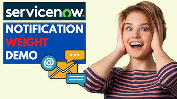 ServiceNow Email Notification Weight Demo | Email notification weight examples