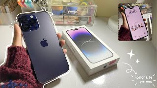 iphone 14 pro max (deep purple) unboxing (˶ᵔ ᵕ ᵔ˶) | philippines