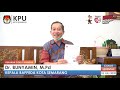 Gerakan Coklit Serentak - Kepala BAPPEDA Kota Semarang