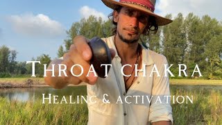 THROAT CHAKRA - REMOVE TRAUMAS - GAIN SELF EMPOWERMENT - healing activation - VOCAL ASMR CHANNELING