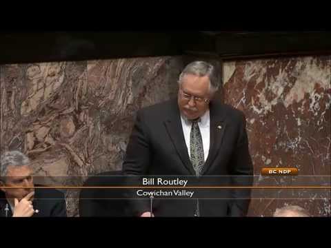 Bill Routley Bill Routley again defending Shawnigan Lake's drinking water - YouTube