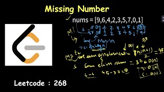 Famous Missing Number| Leetcode - 268| Leetcode May Challenge (Day - 28) Wealth