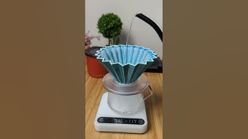Pour Over Coffee with Origami Dripper ☕️ | Coffee Aesthetics ASMR 🍃