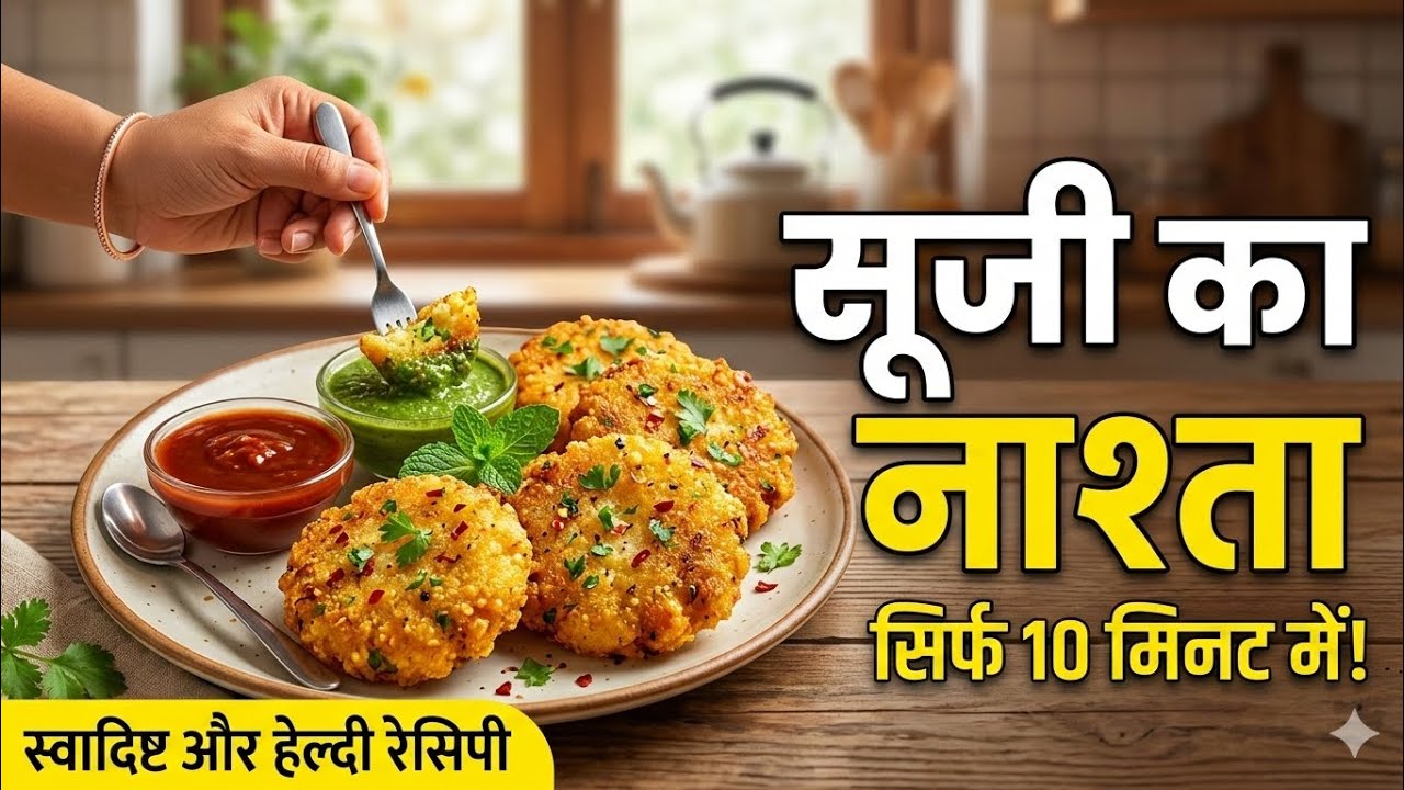 😋 Suji ka nashta 10 minut me banaye aur enjoy kare 😲 