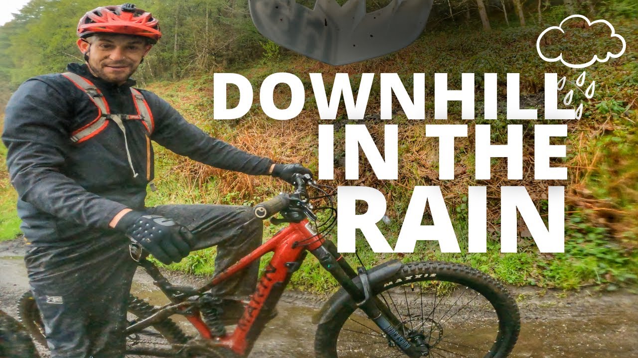 RIDING DOWN WET DOWNHILL MOUNTAIN BIKE TRAILS! - YouTube