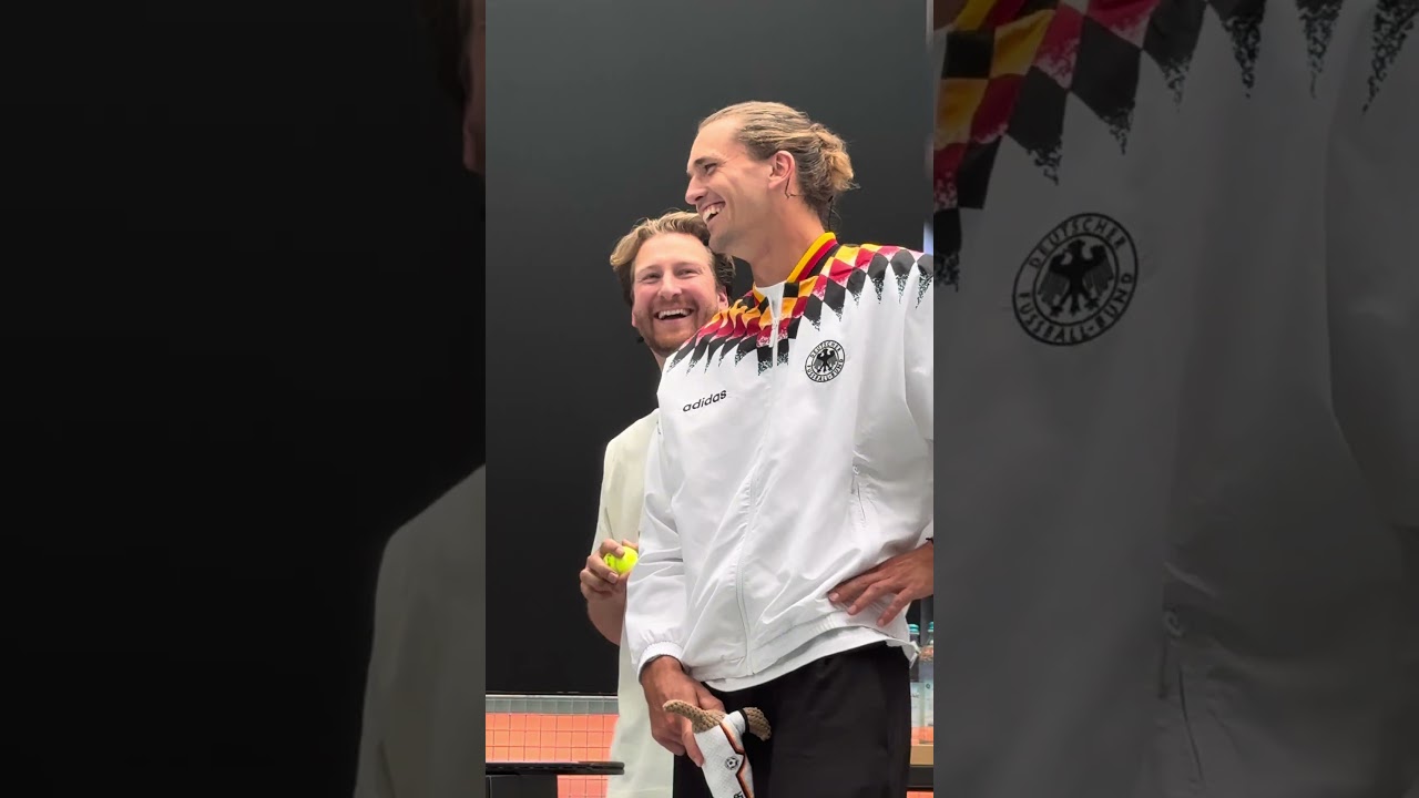 Cutest question for Sascha Zverev 🏎️