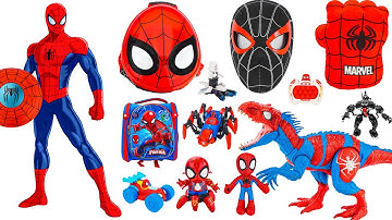 Spider-man Toy Collection Unboxing ASMR review | Spider-man real web | Hasbro action figures
