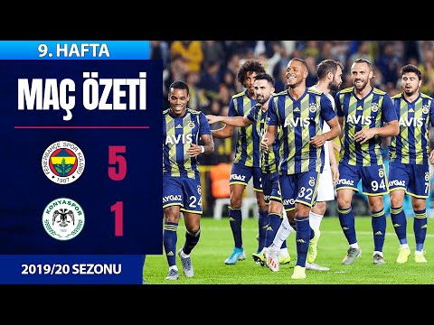 ÖZET: Fenerbahçe 5-1 Konyaspor | 9. Hafta - 2019/20