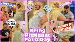Sufi Bana Twin Pregnant For A Day ❤️🤪 | Aaj Pata Chala Maa Ka Dard 🥺 | Sufiyan and Nida ❤️