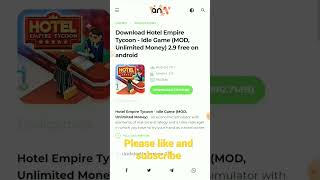 how to get unlimited money in hotel empire tycoon me unlimited money kaise le #video #gaming screenshot 5