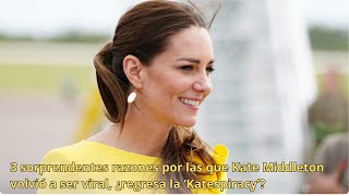 3 sorprendentes razones por las que Kate Middleton volvió a ser viral, ¿regresa la ‘Katespiracy’?