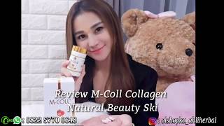 Review M-Coll Collagen Natural Beauty Skin, Jual MColl Ori.