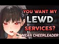 Spicy paying mean cheerleader for her services  gentle fdom shy listener asmr roleplay