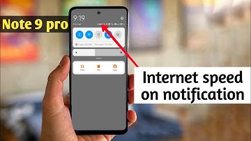 redmi note 9 pro Internet Speed Test Status Bar Network Speed Display real time Network Speed dekhen