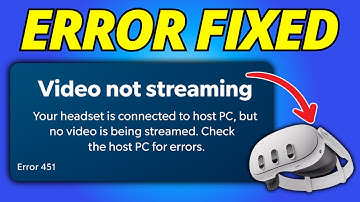 Fix Steam VR Error 451 Quest 2 & Quest 3