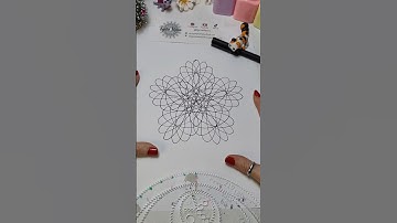 Satisfying Spirograph ASMR with beautiful outcome 😍