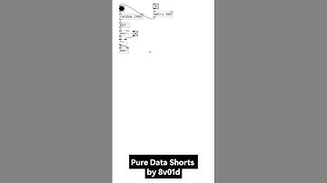 (7) Pure Data Shorts - Random Audio Frequency Signal Generator