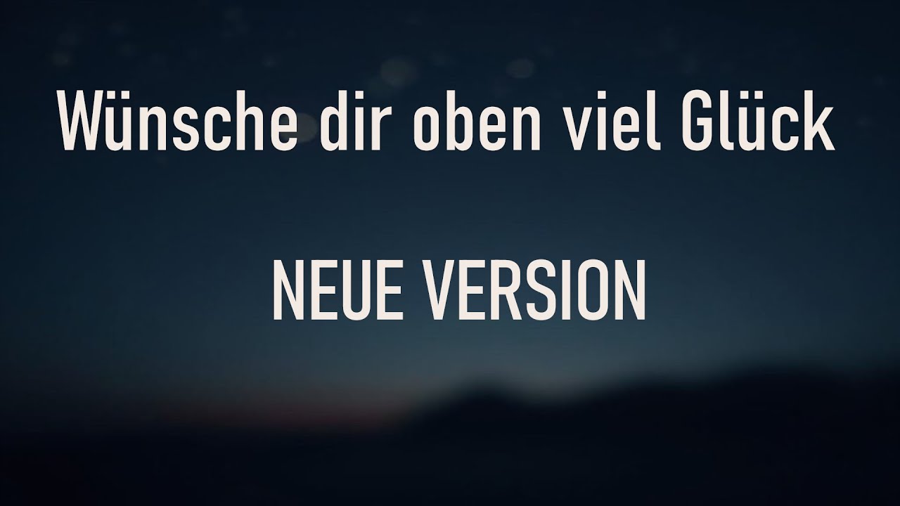 Paddy Bangs - Wünsche dir oben viel Glück NEUE VERSION (VORSCHAU) 