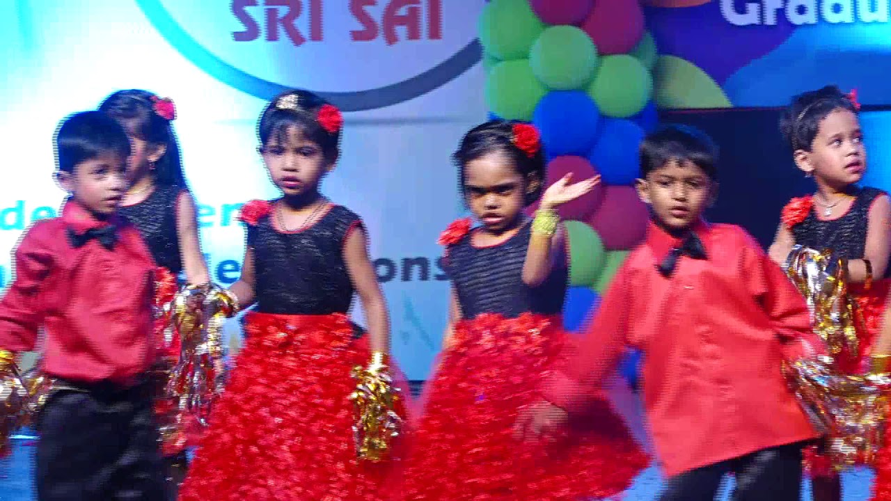 7 SHALALA DANCE BY LKG STUDENTS(ALIYABAD)(KINDERGARTEN GRADUATION DAY ...