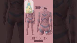 #Takerlama Marvel Rivals Emma Frost White Queen Cosplay Costume Women Kids Bodysuit