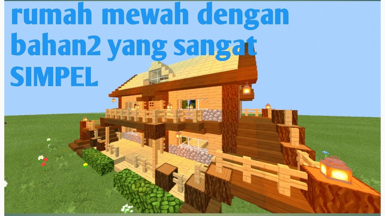 Minecraft Cara membuat rumah modern dengan bahan2 yang Minecraft Cara membuat rumah modern dengan bahan2 yang