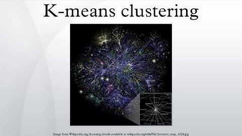 K-means clustering