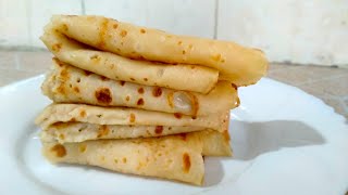 HOW TO MAKE PANCAKES WITHOUT MILK || CREPES RECIPE || SOFT AND LIGHT PANCAKES