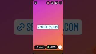 Link para receber mensagem secreta no storie do Instagram | secret20 #mensagemsecreta