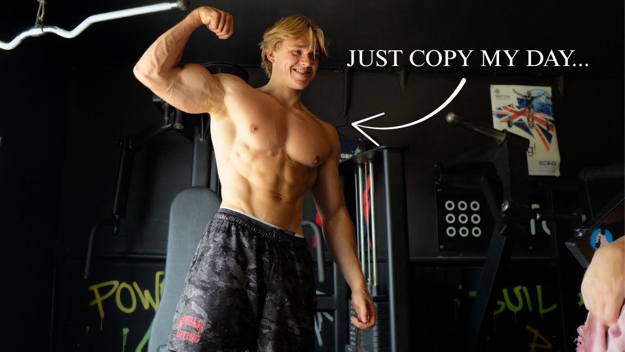 how to get shredded easily (just copy my day)