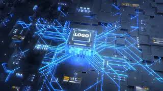 Cpu Logo reveal - After Effects Template Videohive