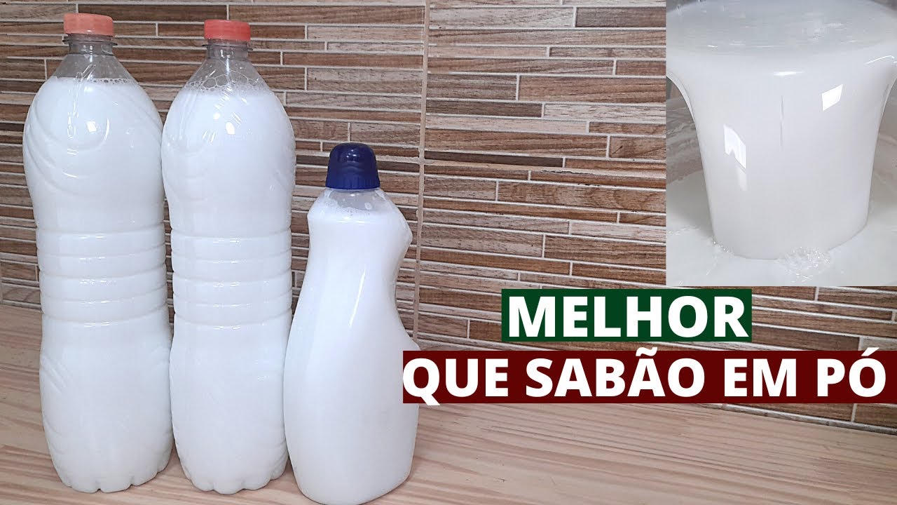 PORQUE NÃO FIZ ISSO ANTES?  MELHOR QUE SABÃO EM PÓ PARA ROUPAS BRANCAS E COLORIDAS